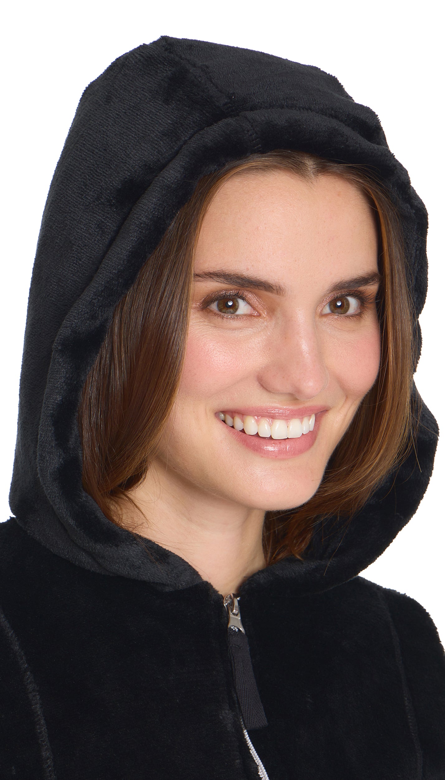 HOODED ZIP UP FLEECE JACKET