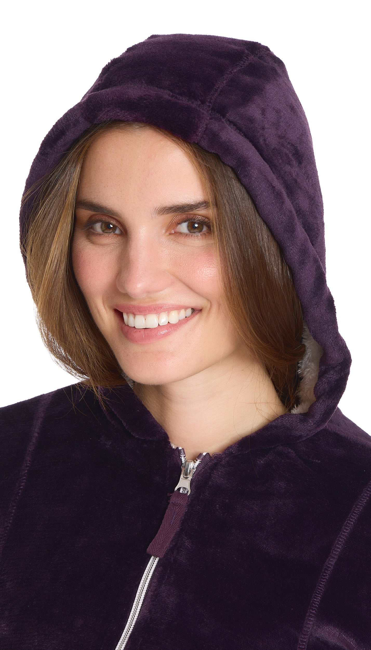 HOODED ZIP UP FLEECE JACKET