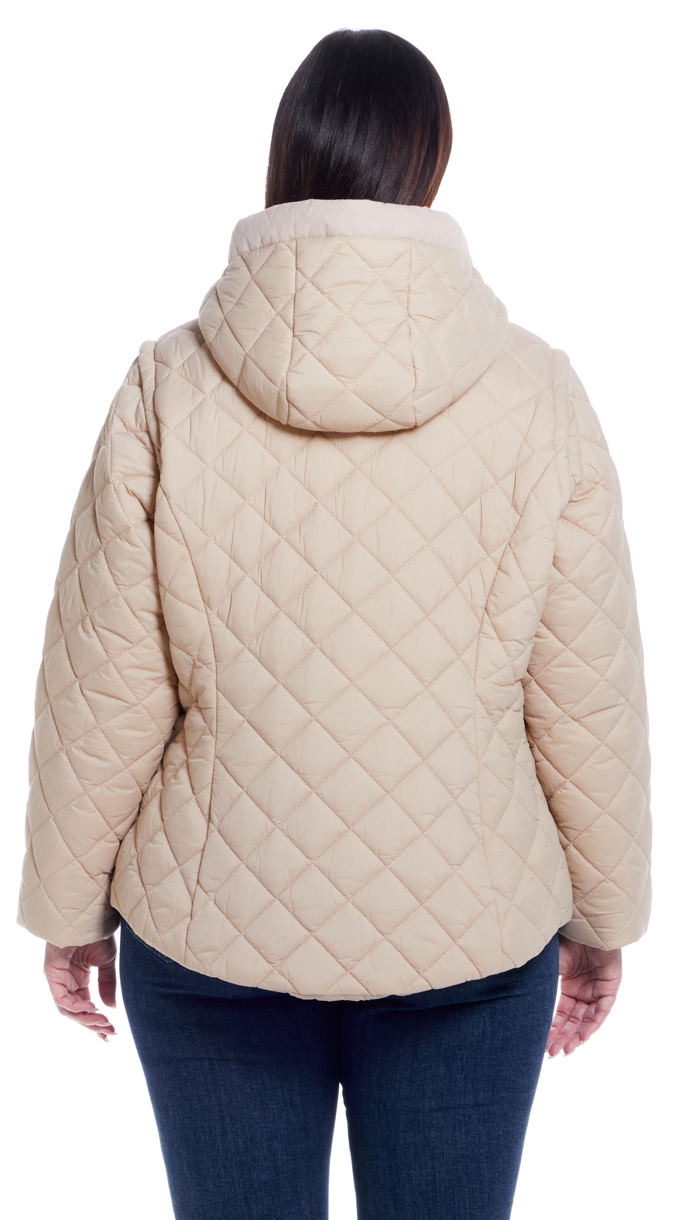 2 in 1 QUILTED JACKET TO VEST