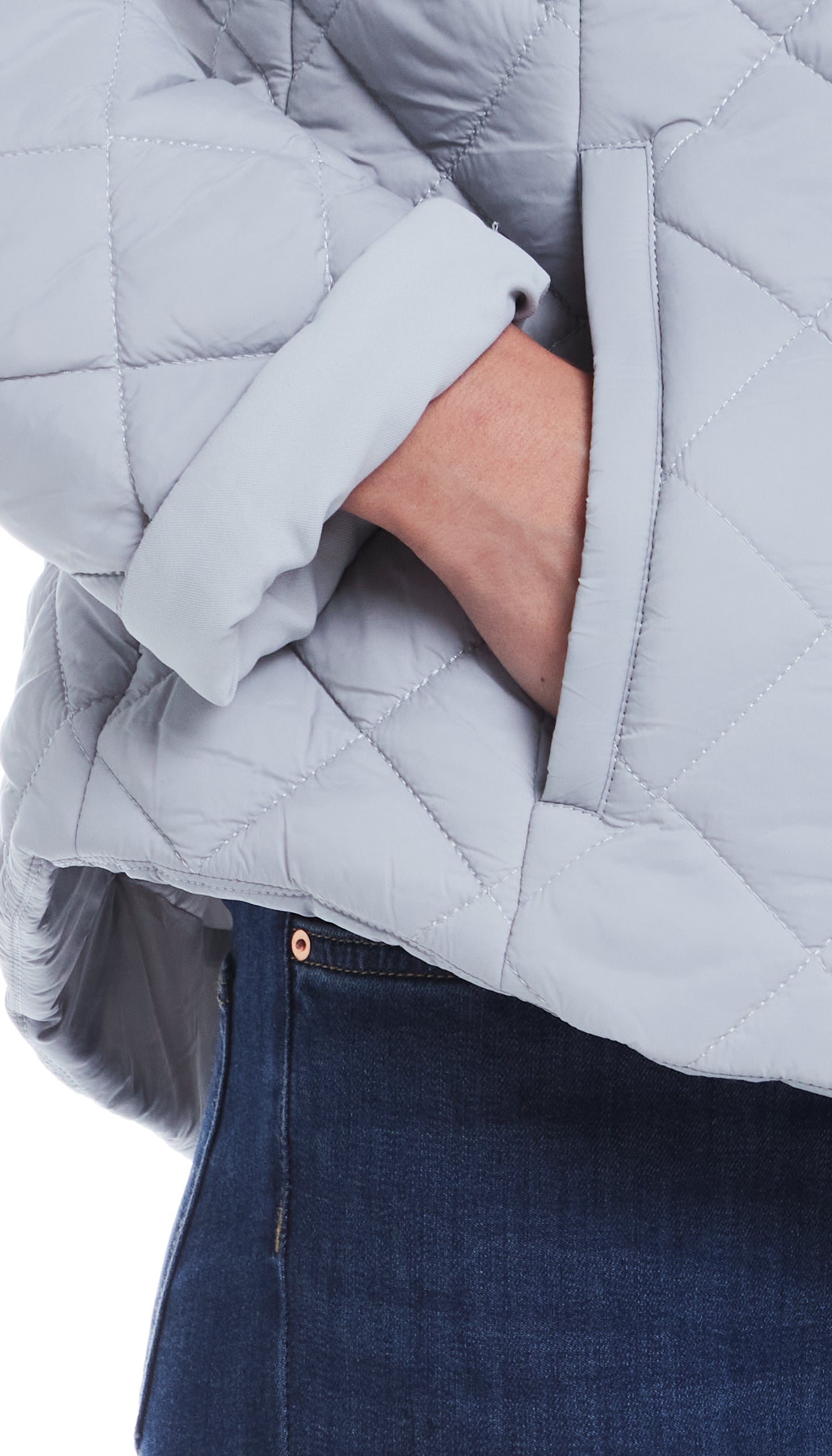 2 in 1 QUILTED JACKET TO VEST