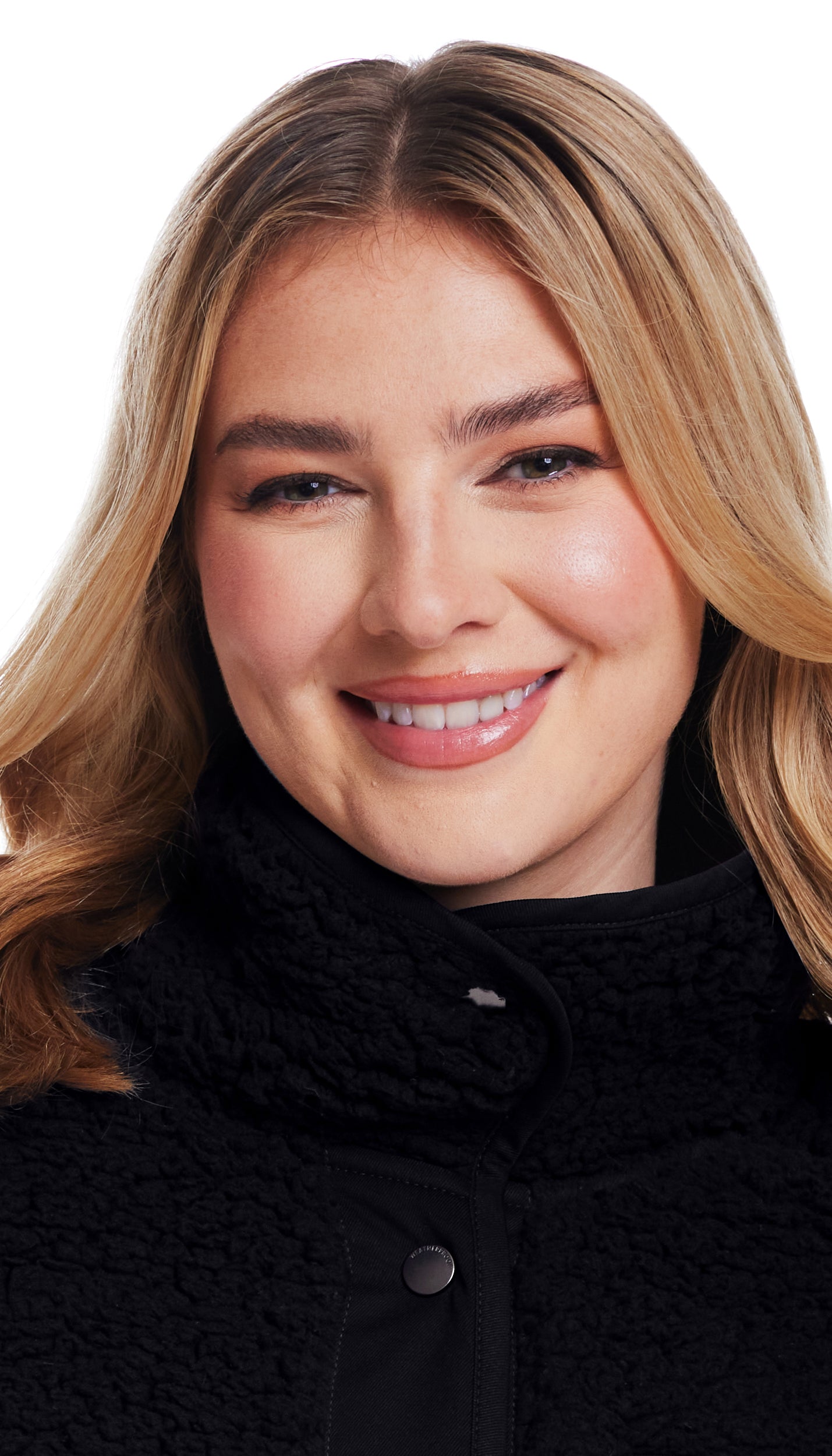 SNAP FRONT COZY FLEECE JACKET