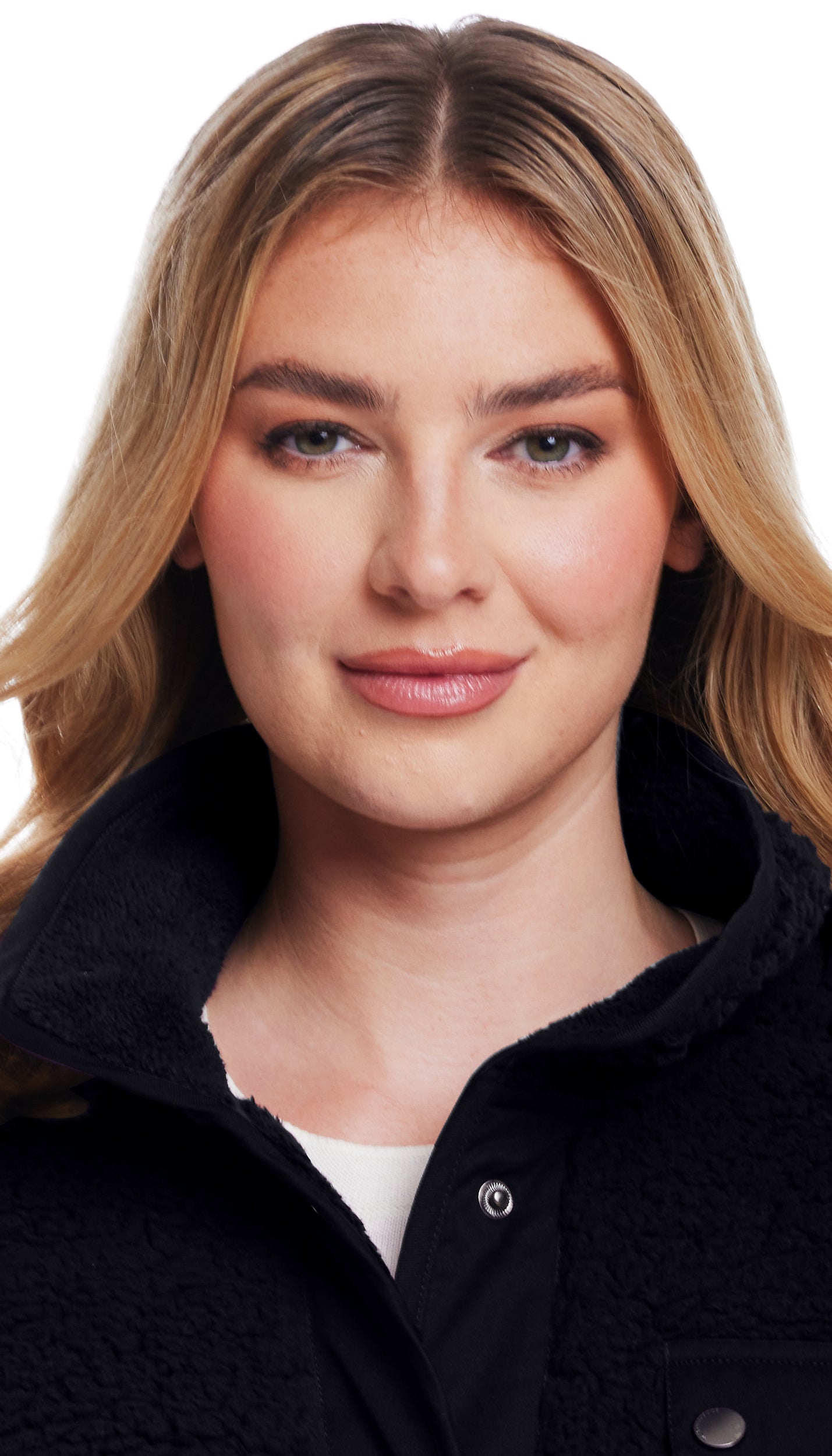 SNAP FRONT COZY FLEECE JACKET