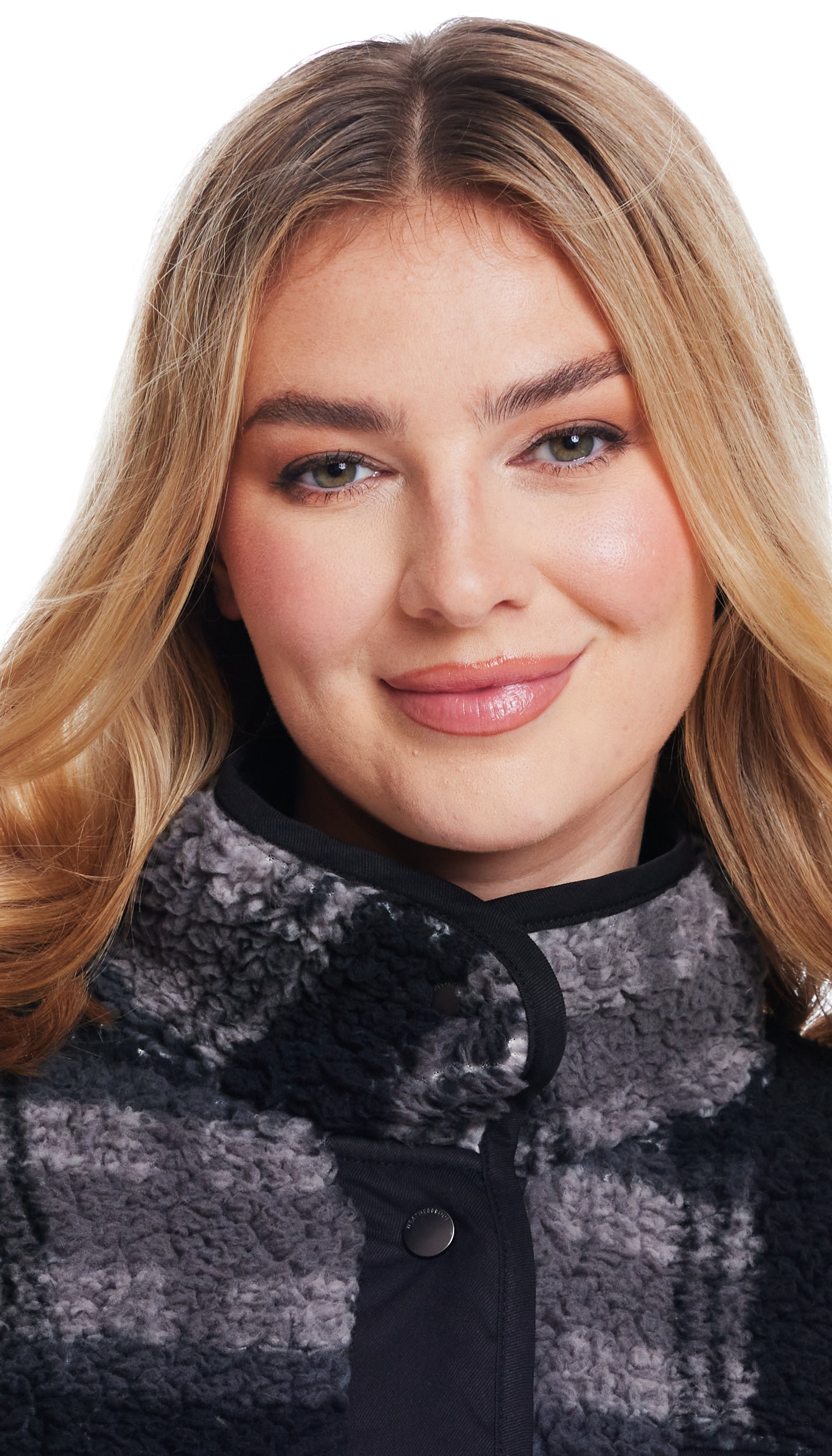 SNAP FRONT COZY FLEECE JACKET