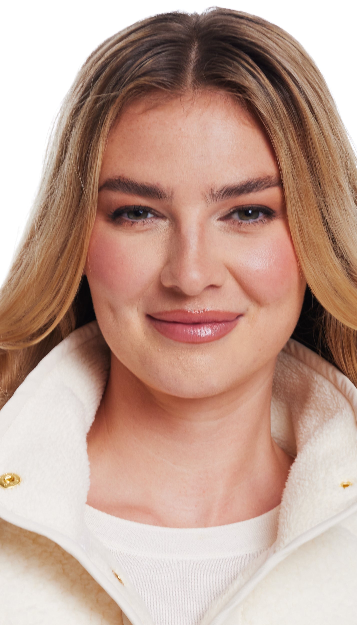 SNAP FRONT COZY FLEECE JACKET