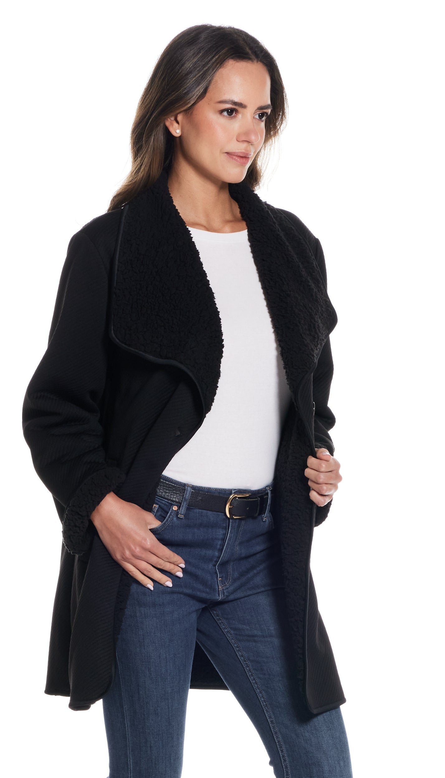 REVERSIBLE COZY COATIGAN