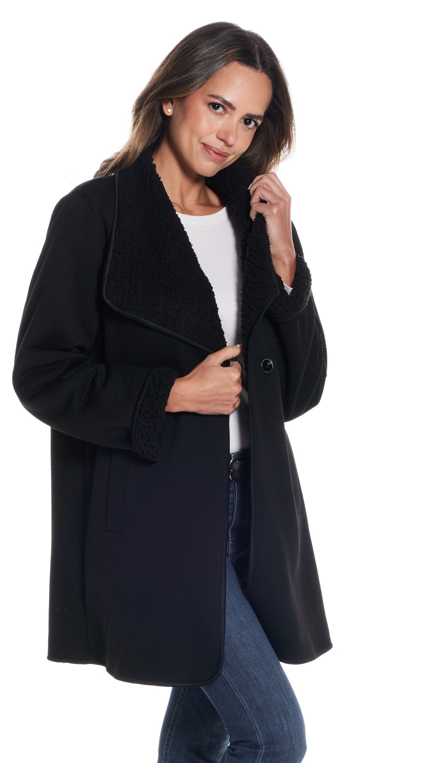 REVERSIBLE COZY COATIGAN