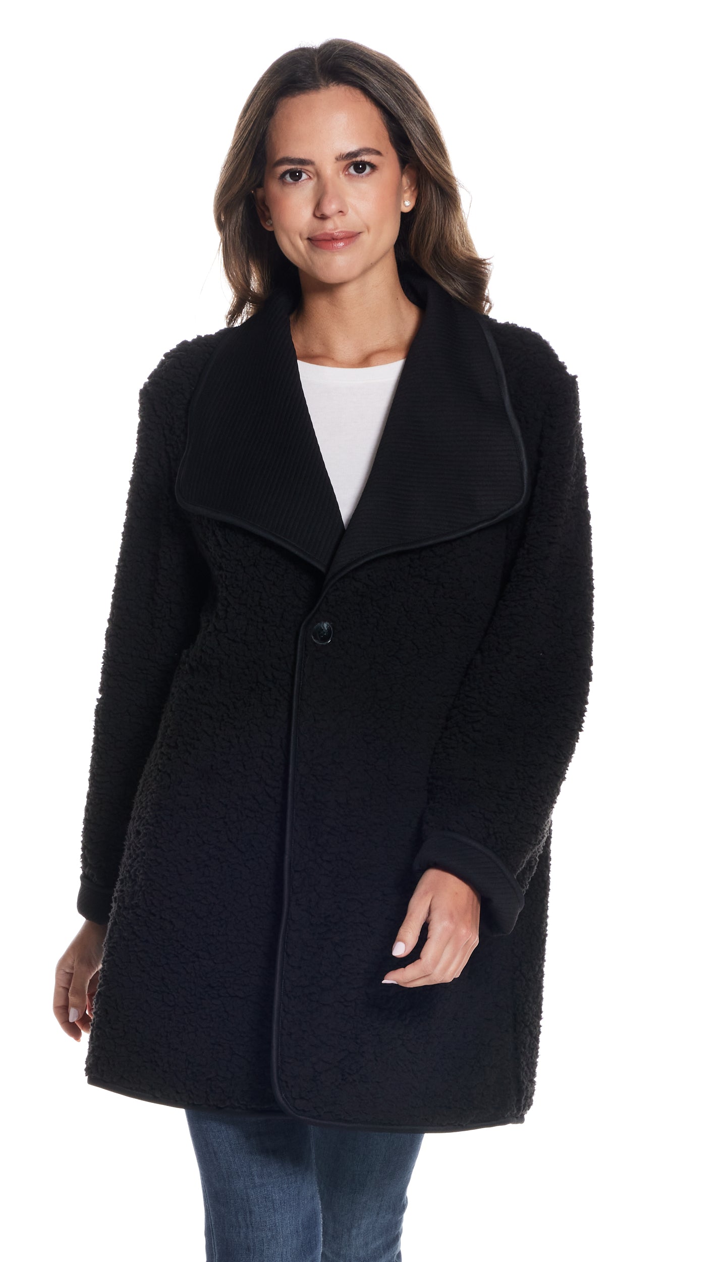 REVERSIBLE COZY COATIGAN