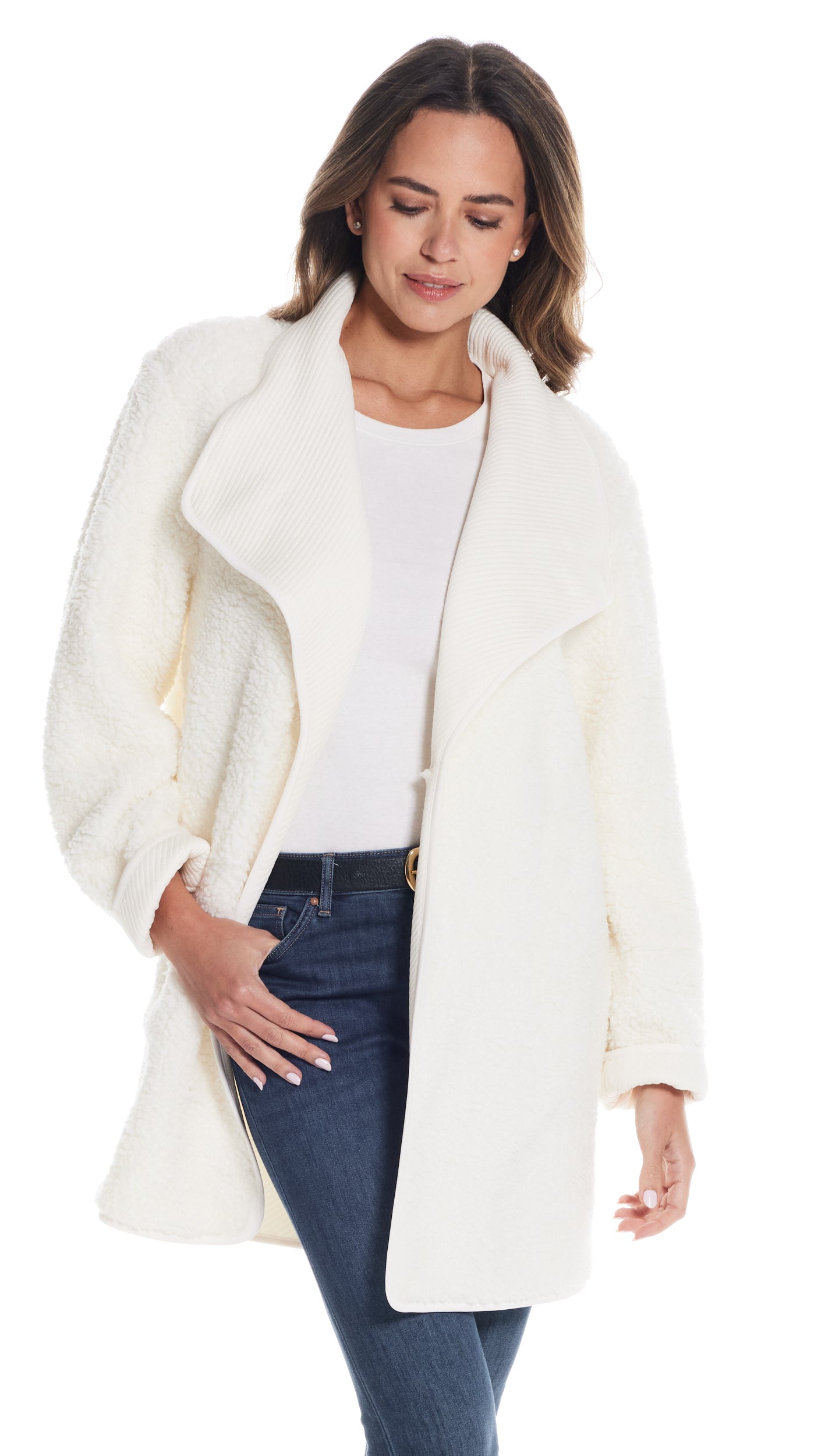 REVERSIBLE COZY COATIGAN