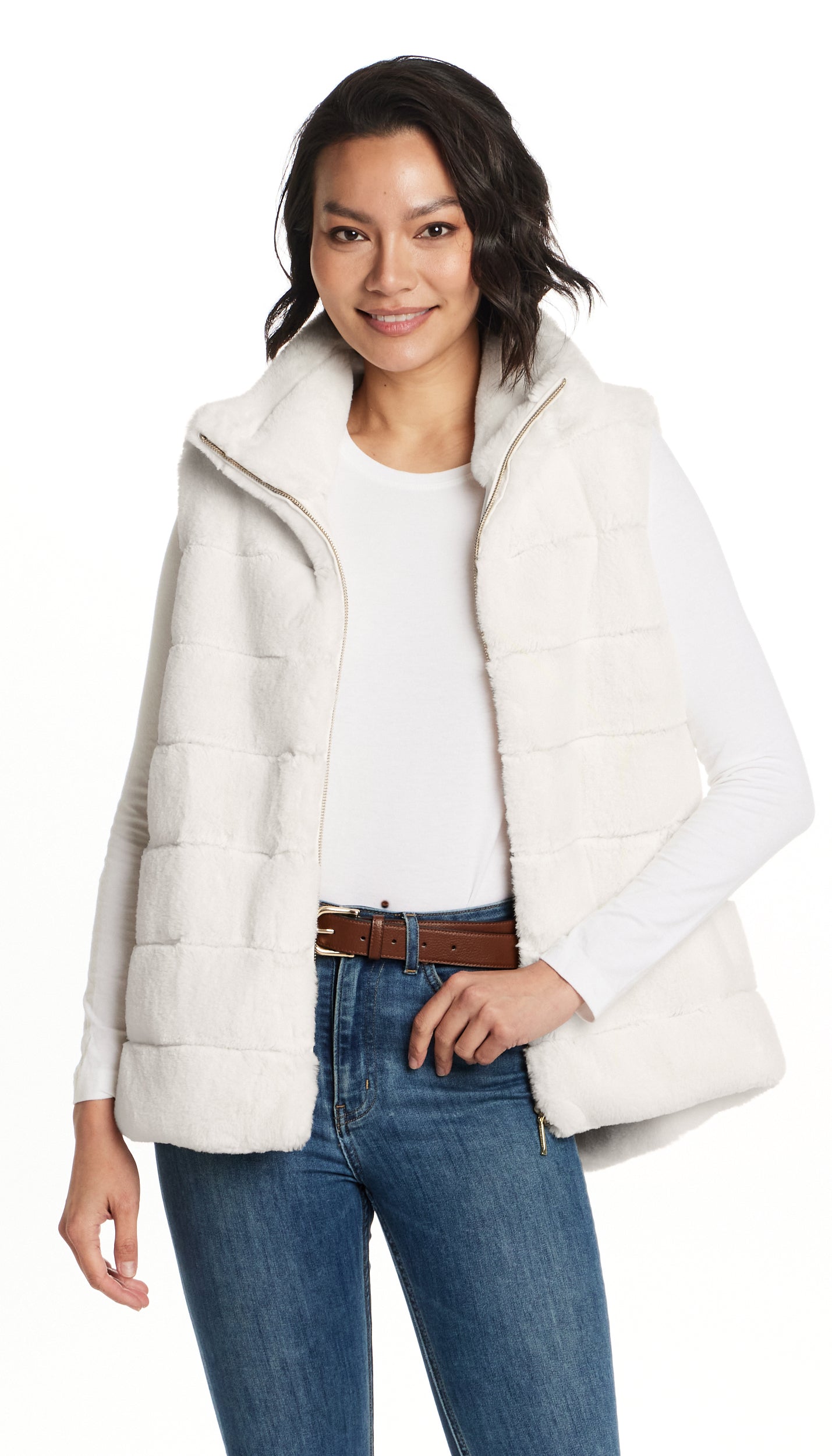FAUX FUR VEST