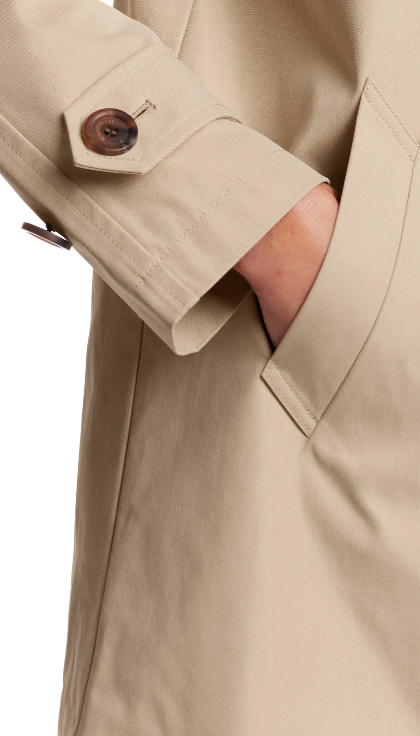 BUTTON FRONT HOODED TOPPER