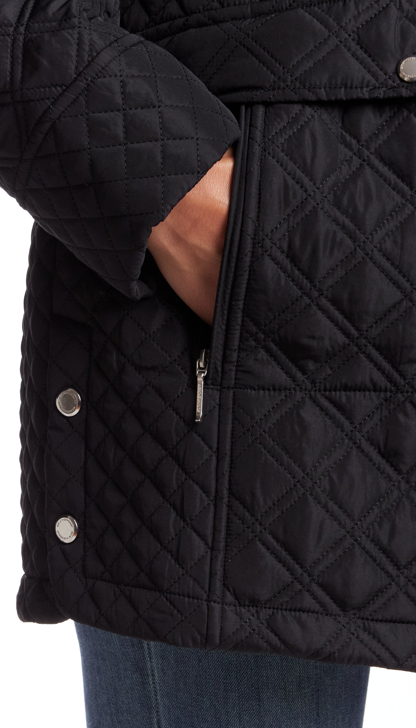 QUILTED WALKER WITH INNER DRAWCORD