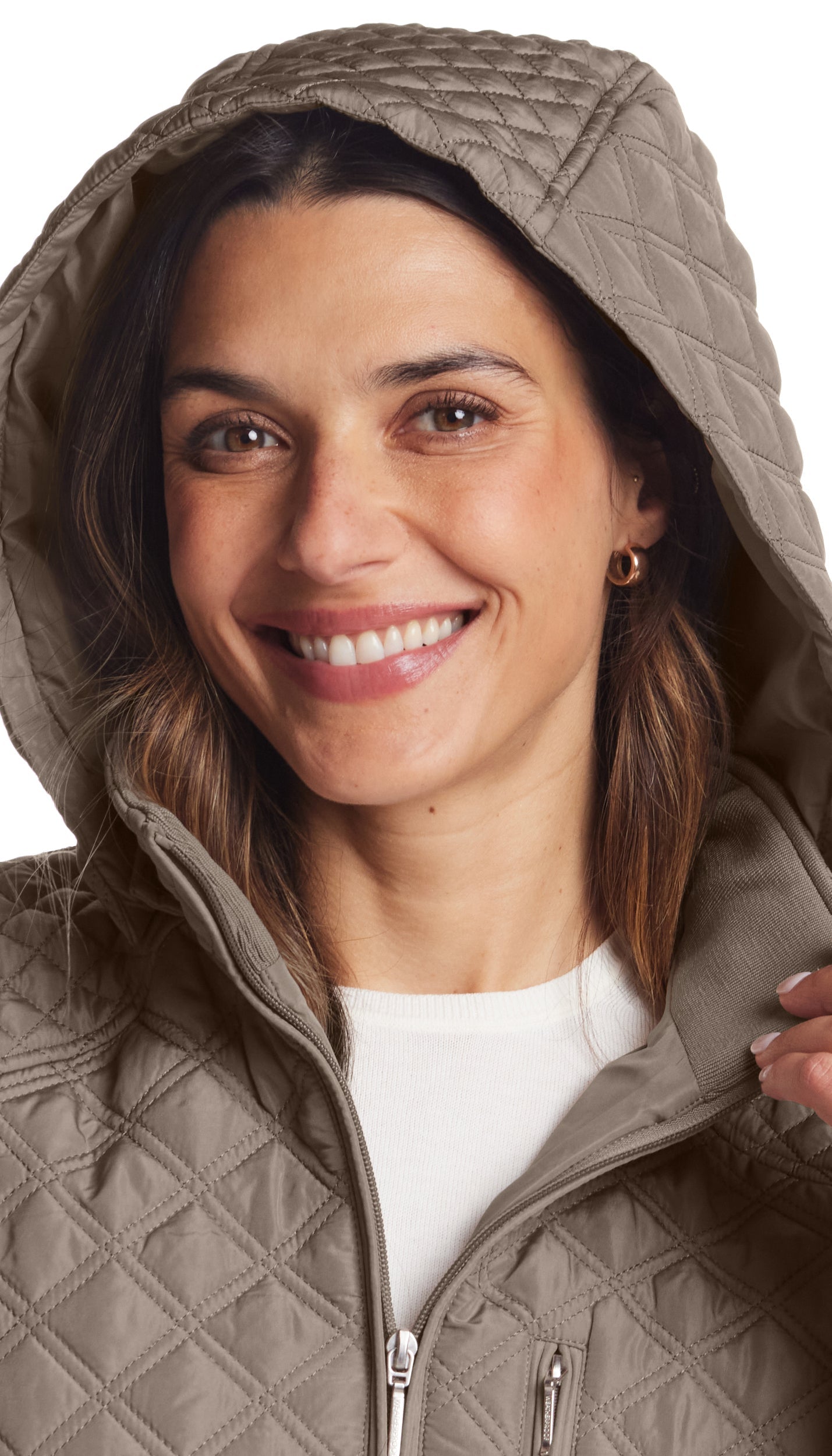 QUILTED WALKER WITH INNER DRAWCORD