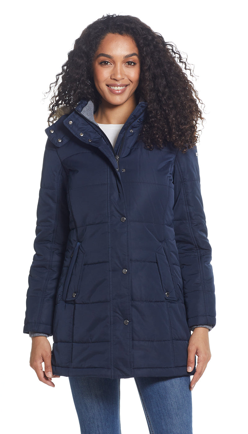 MODERN QUILTED PUFFER COAT