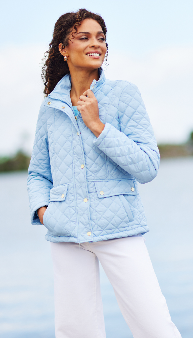 MODERN QUILTED BARN JACKET