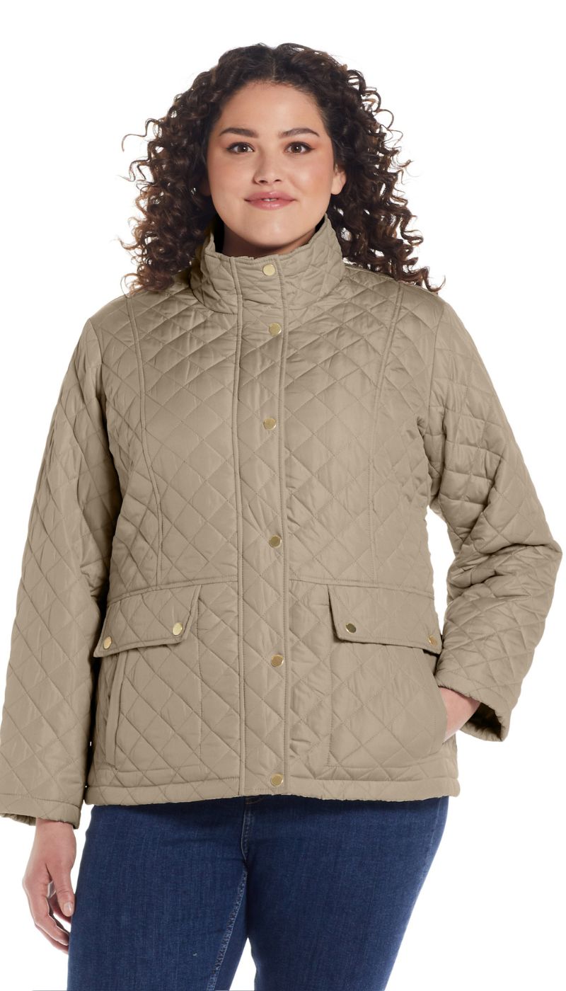 MODERN QUILTED BARN JACKET