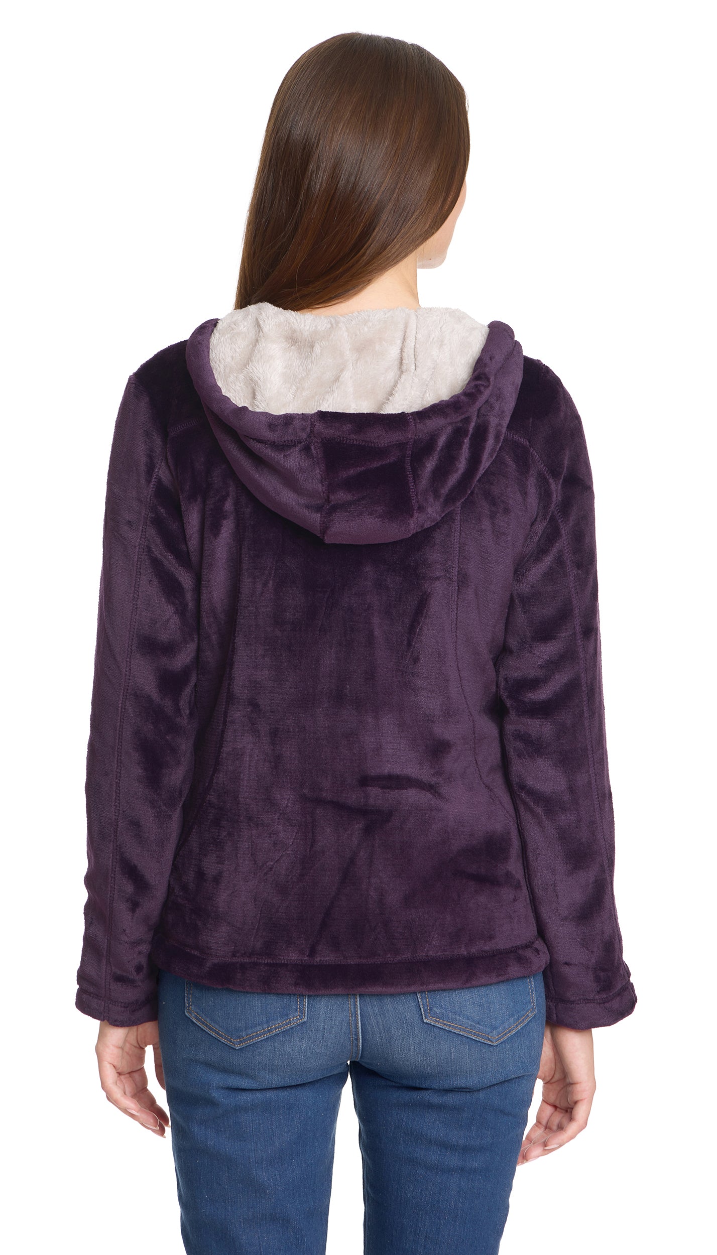 HOODED ZIP UP FLEECE JACKET