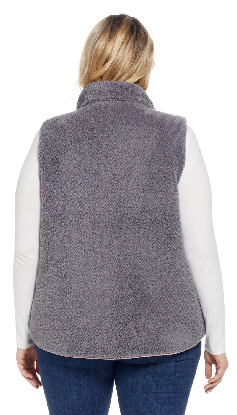 REVERSIBLE FLEECE VEST