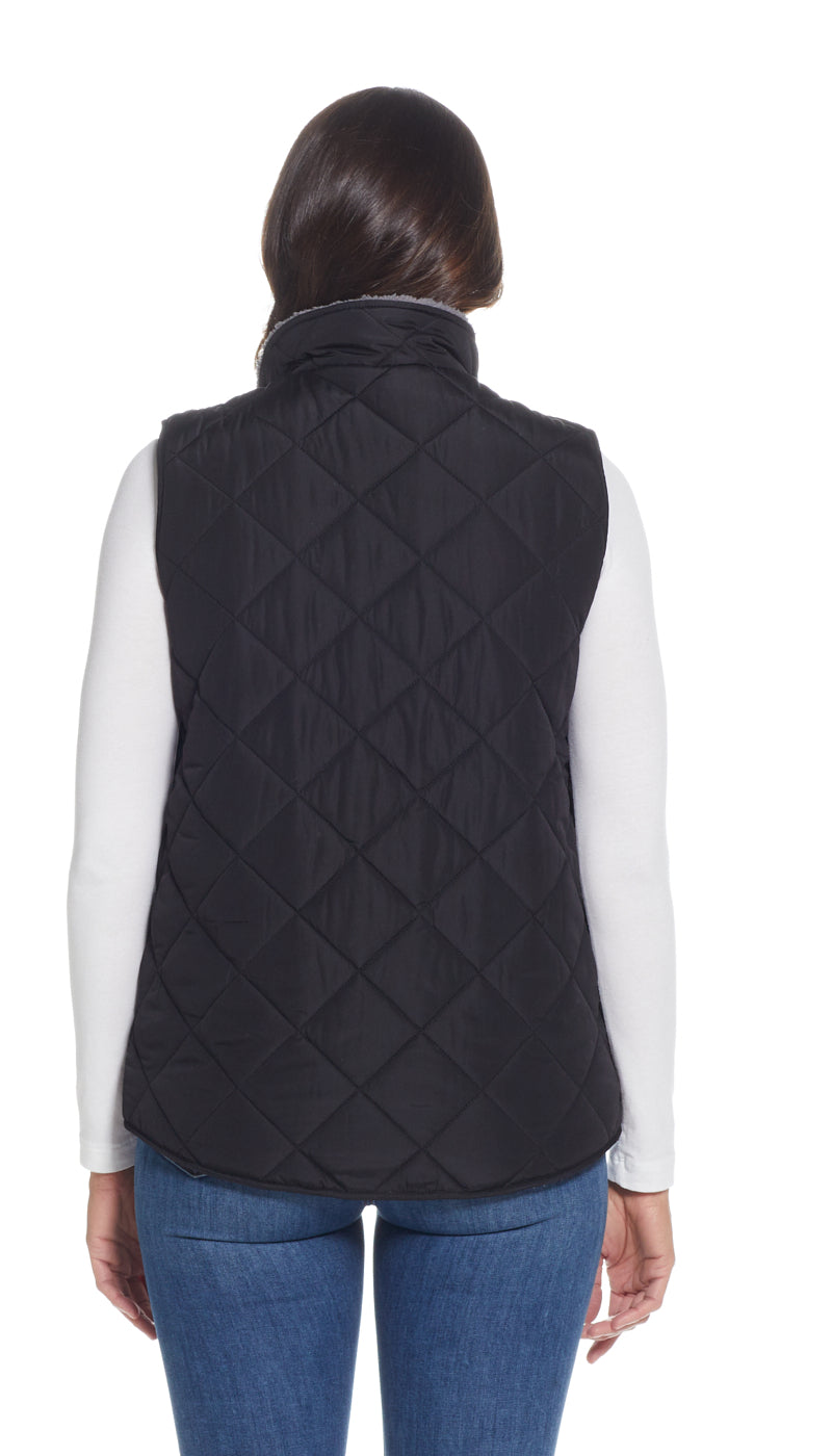 REVERSIBLE FLEECE VEST