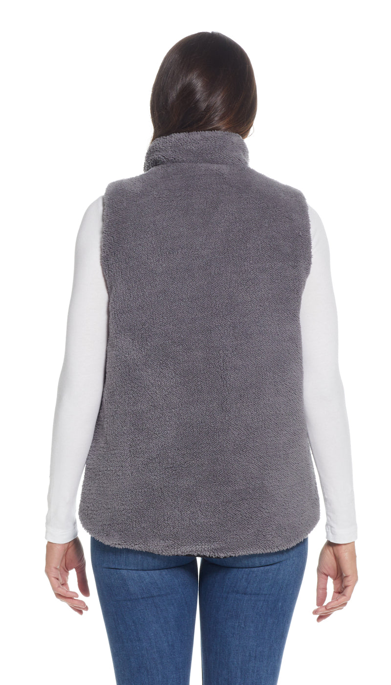 REVERSIBLE FLEECE VEST