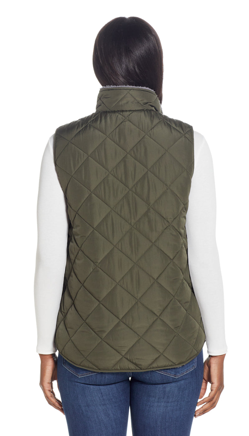 REVERSIBLE FLEECE VEST