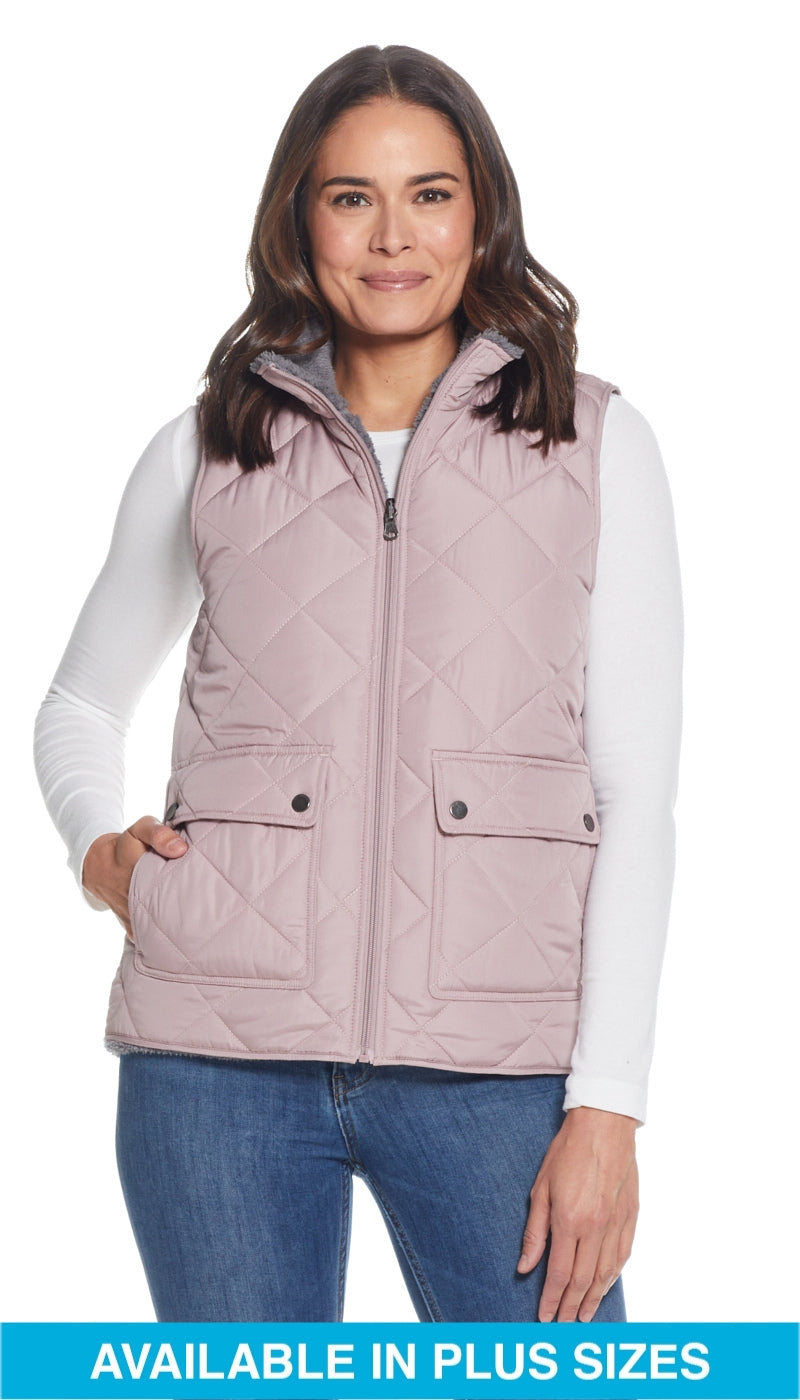 REVERSIBLE FLEECE VEST