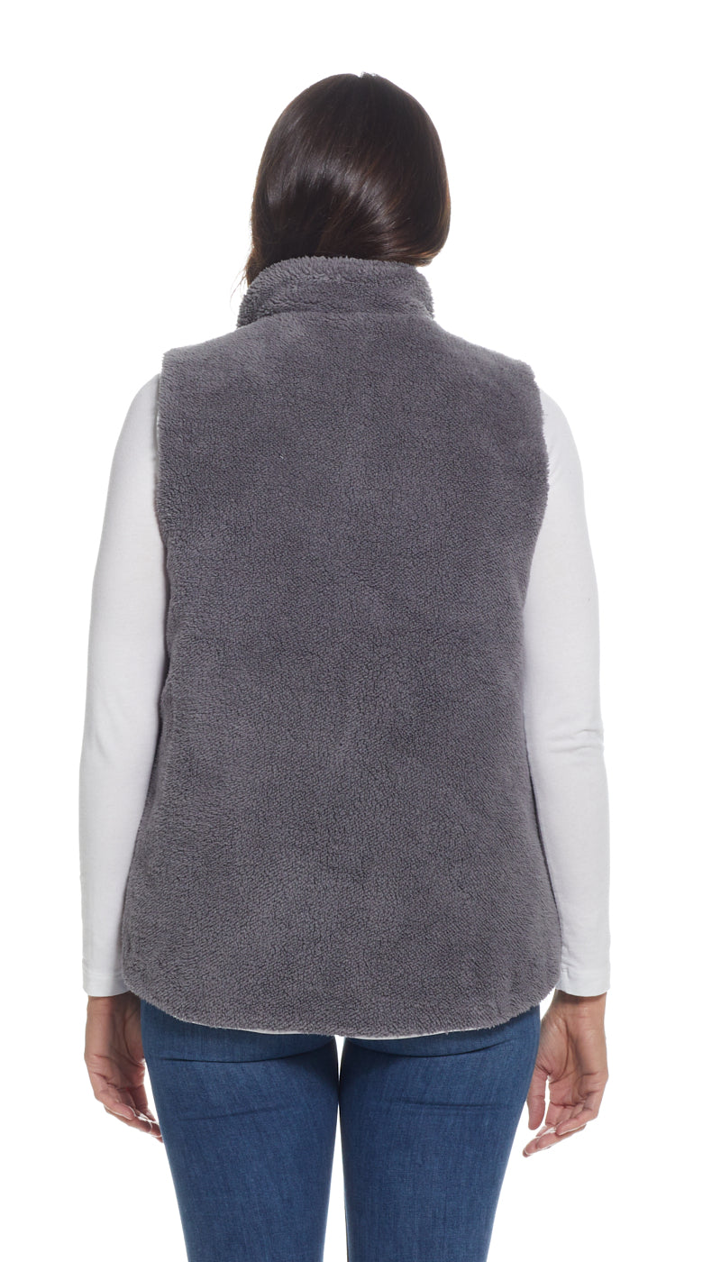 REVERSIBLE FLEECE VEST