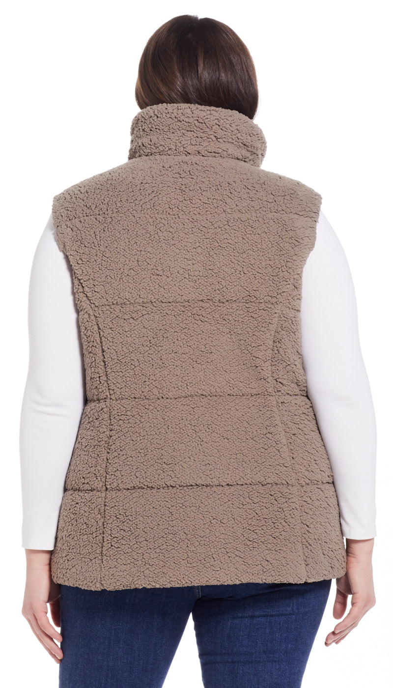 FLEECE PUFFER VEST