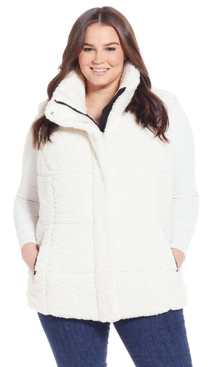 FLEECE PUFFER VEST