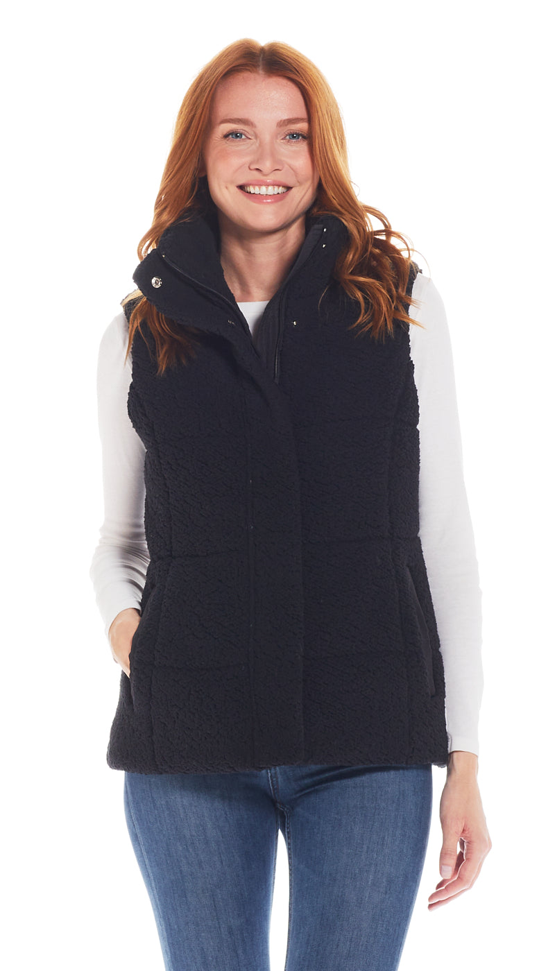 FLEECE PUFFER VEST