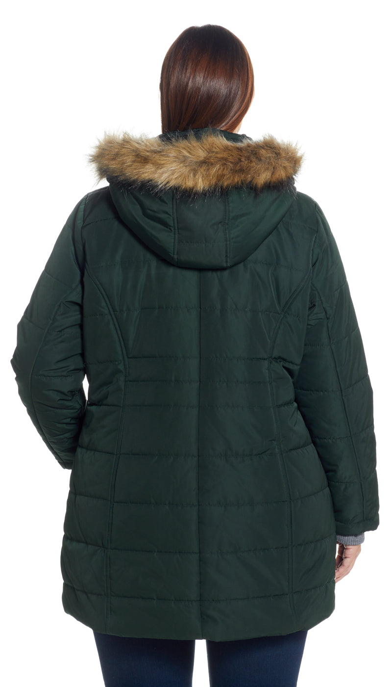 SHAPED HOODED PARKA