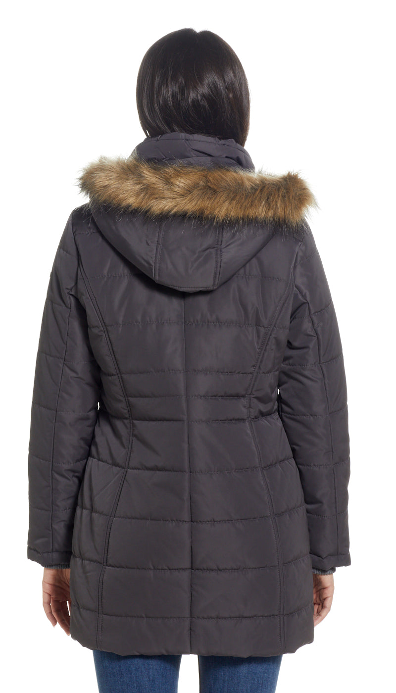 SHAPED HOODED PARKA