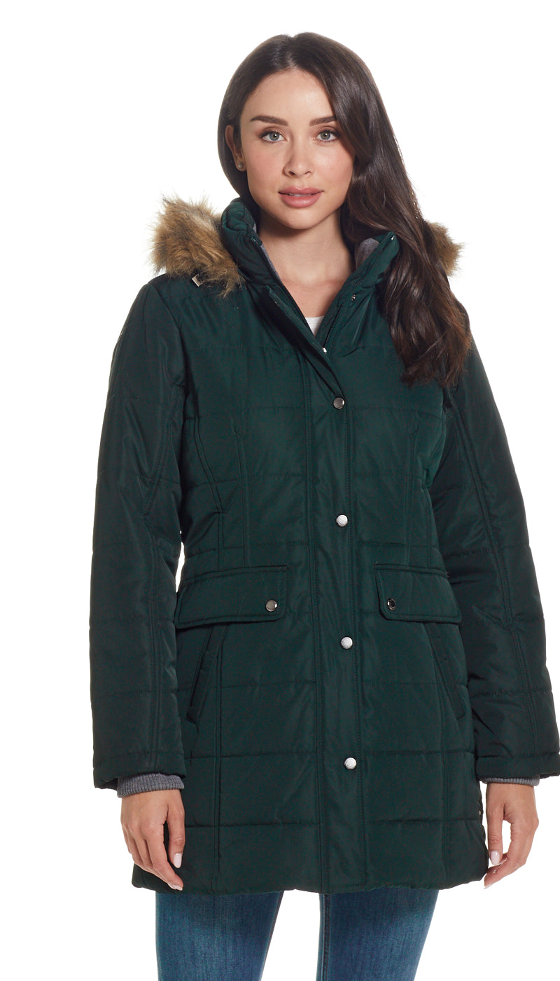 SHAPED HOODED PARKA