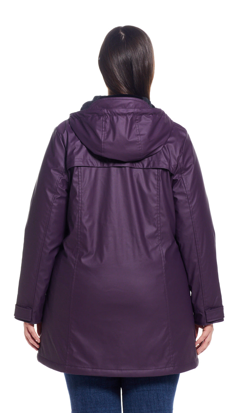 HOODED RAIN SLICKER