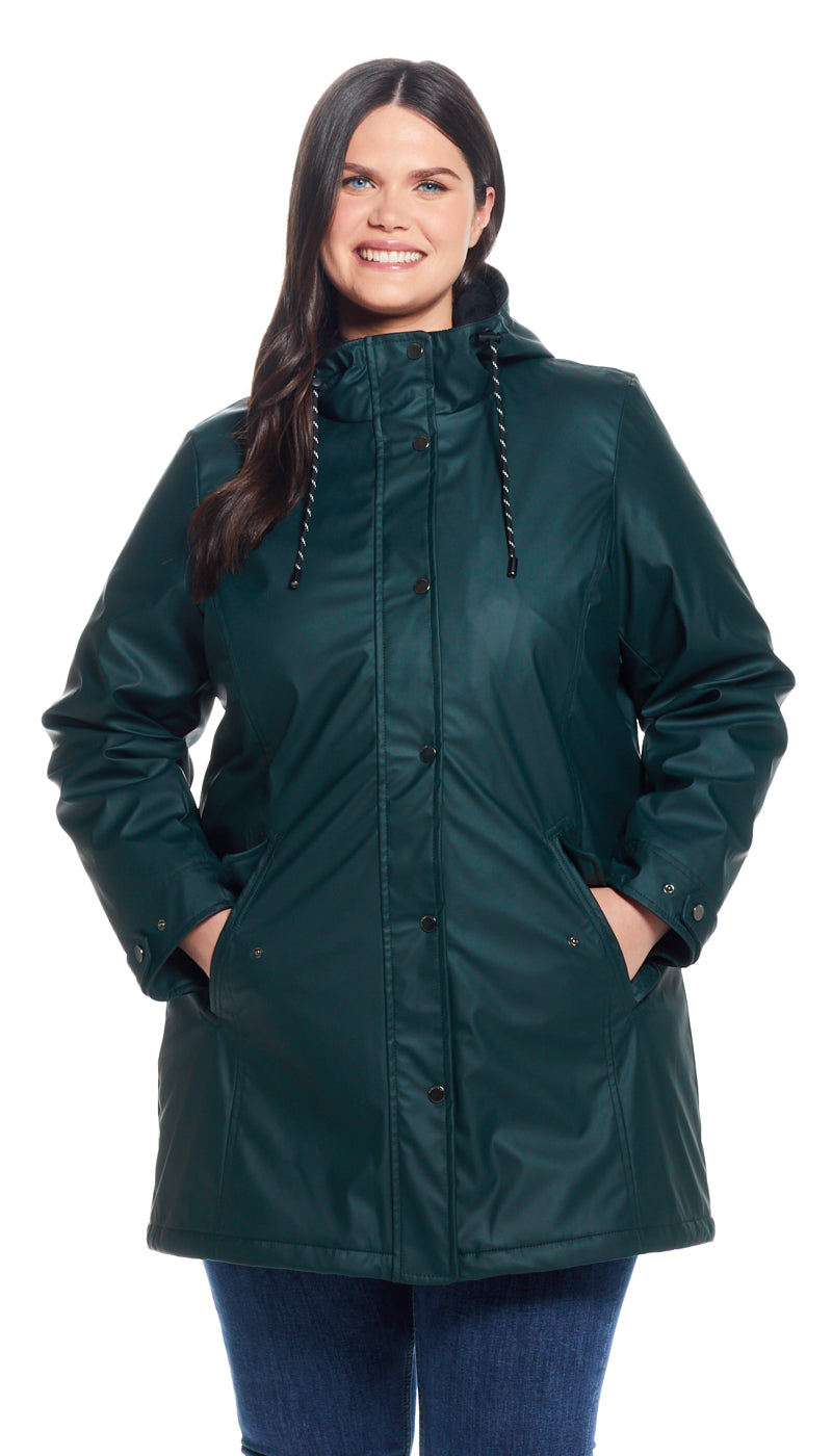 HOODED RAIN SLICKER