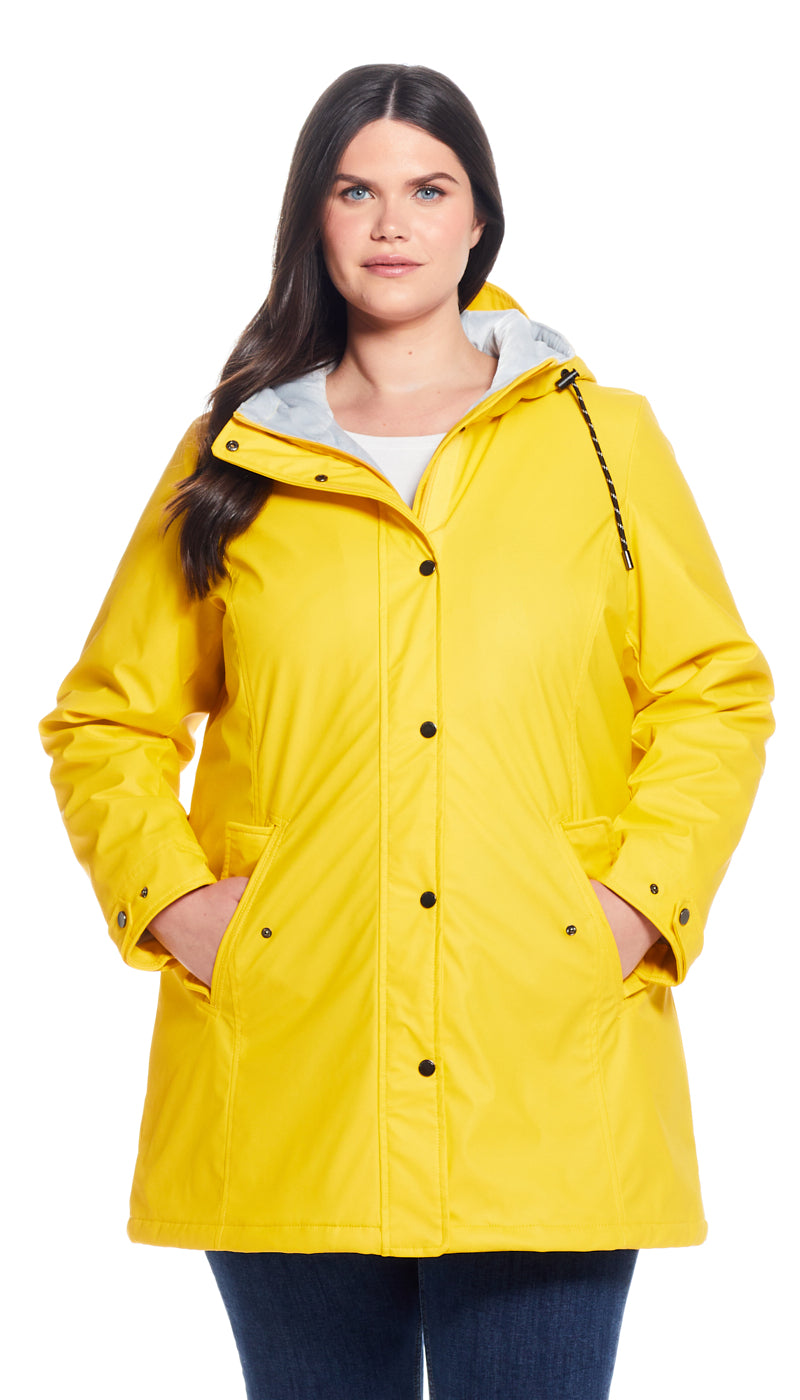 HOODED RAIN SLICKER