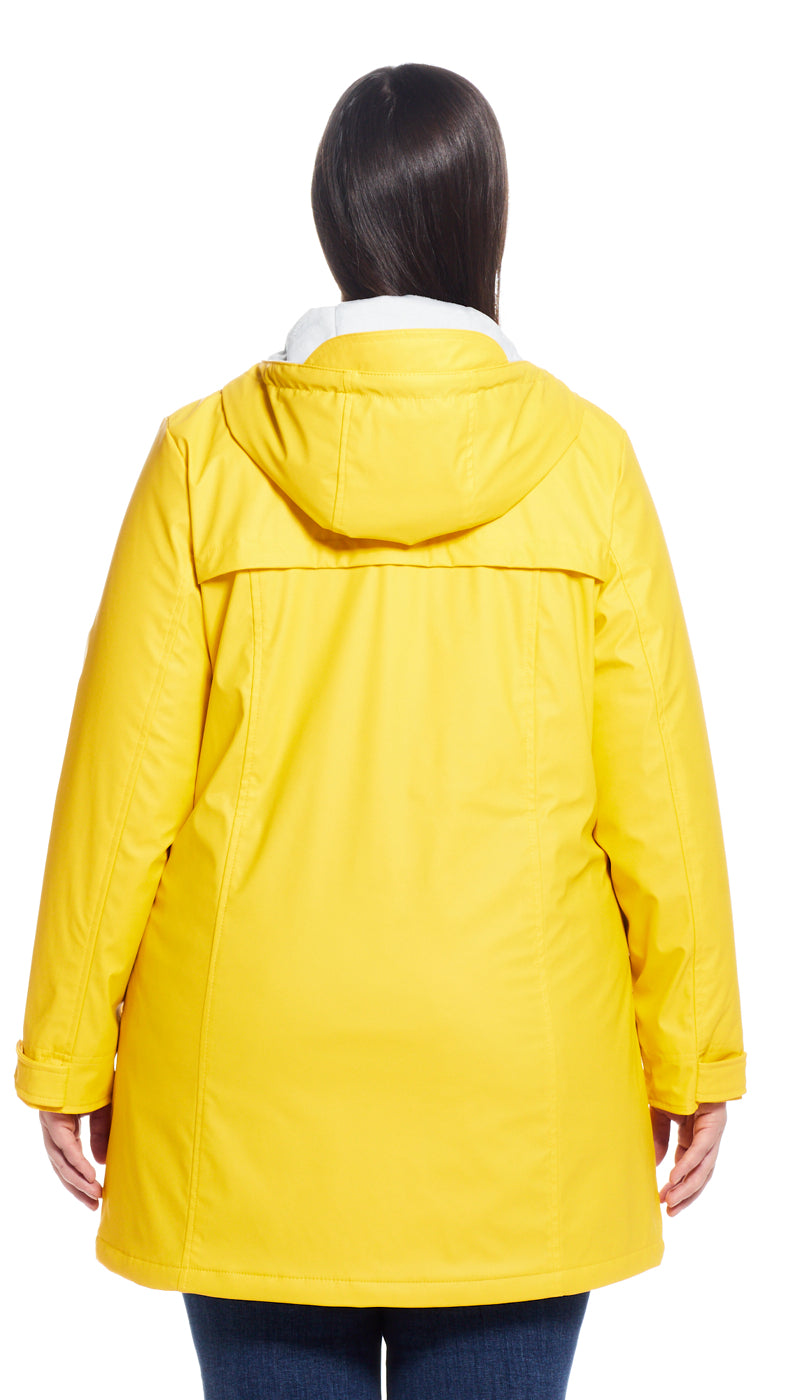 HOODED RAIN SLICKER