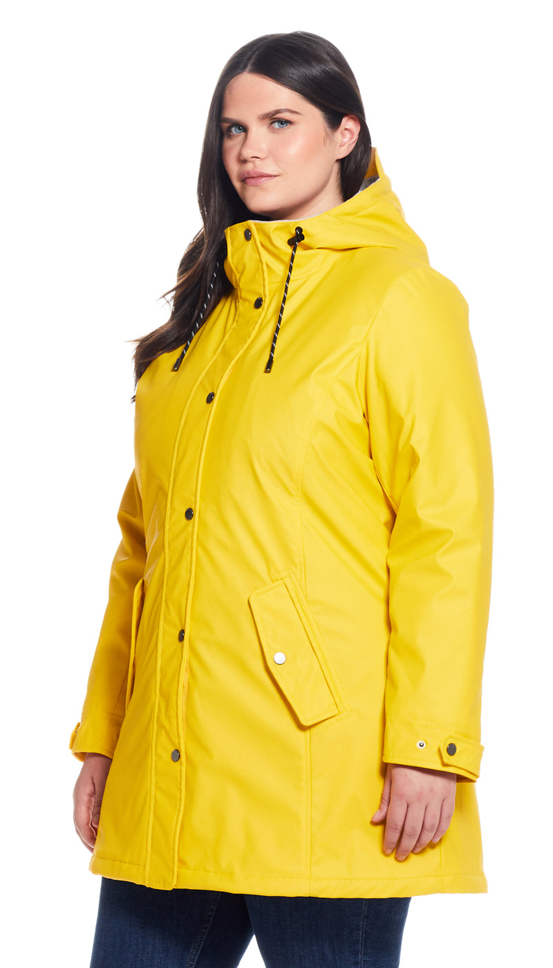 HOODED RAIN SLICKER