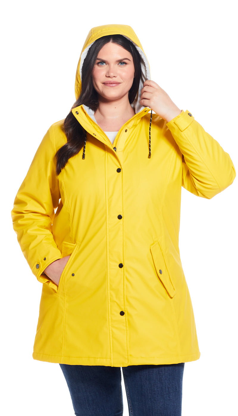 HOODED RAIN SLICKER