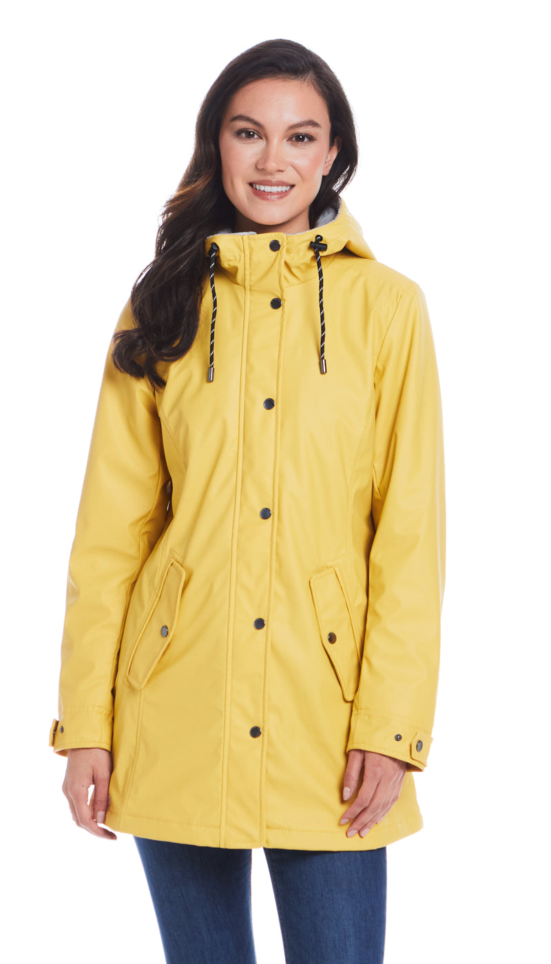 HOODED RAIN SLICKER