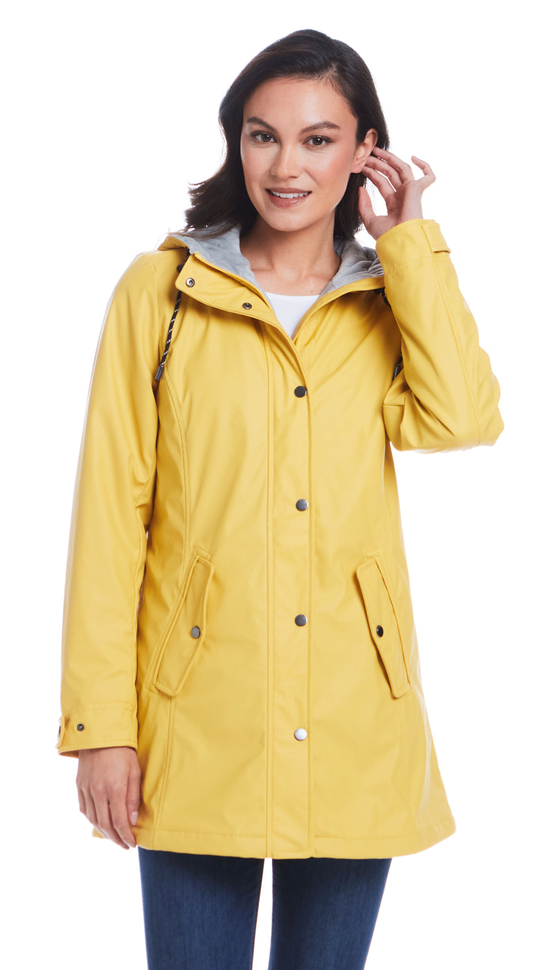 HOODED RAIN SLICKER