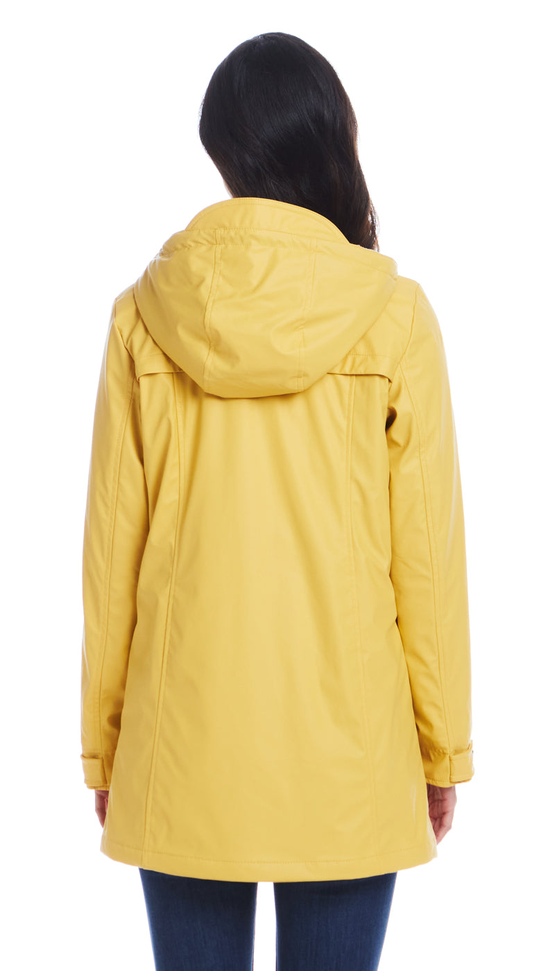 HOODED RAIN SLICKER