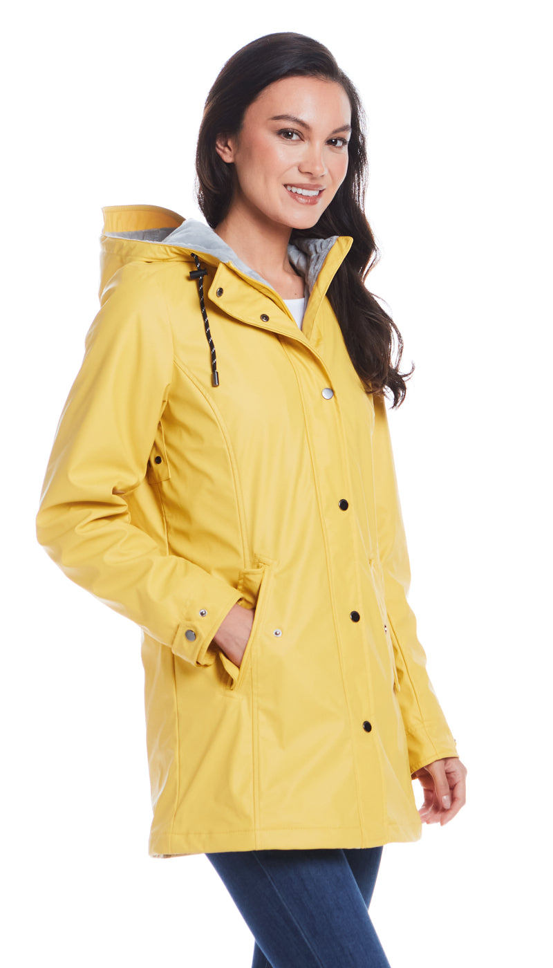 HOODED RAIN SLICKER