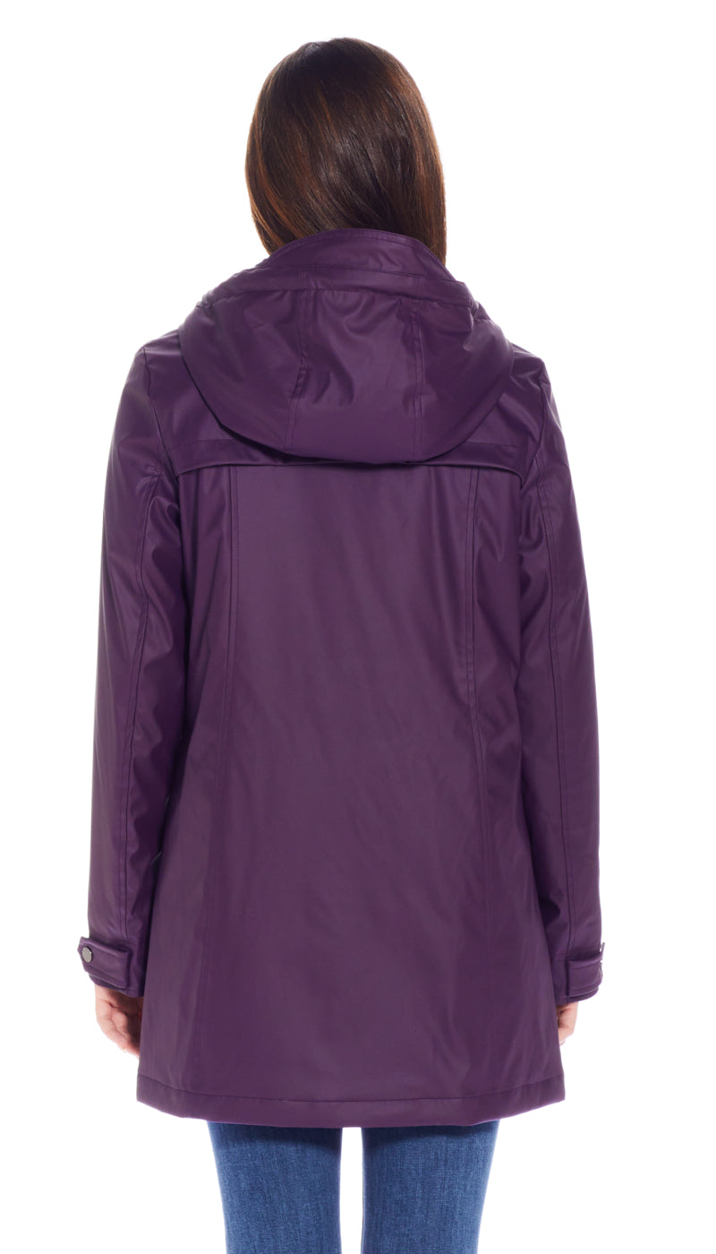 HOODED RAIN SLICKER