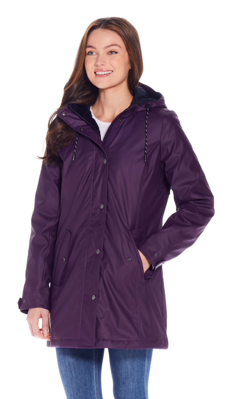 HOODED RAIN SLICKER