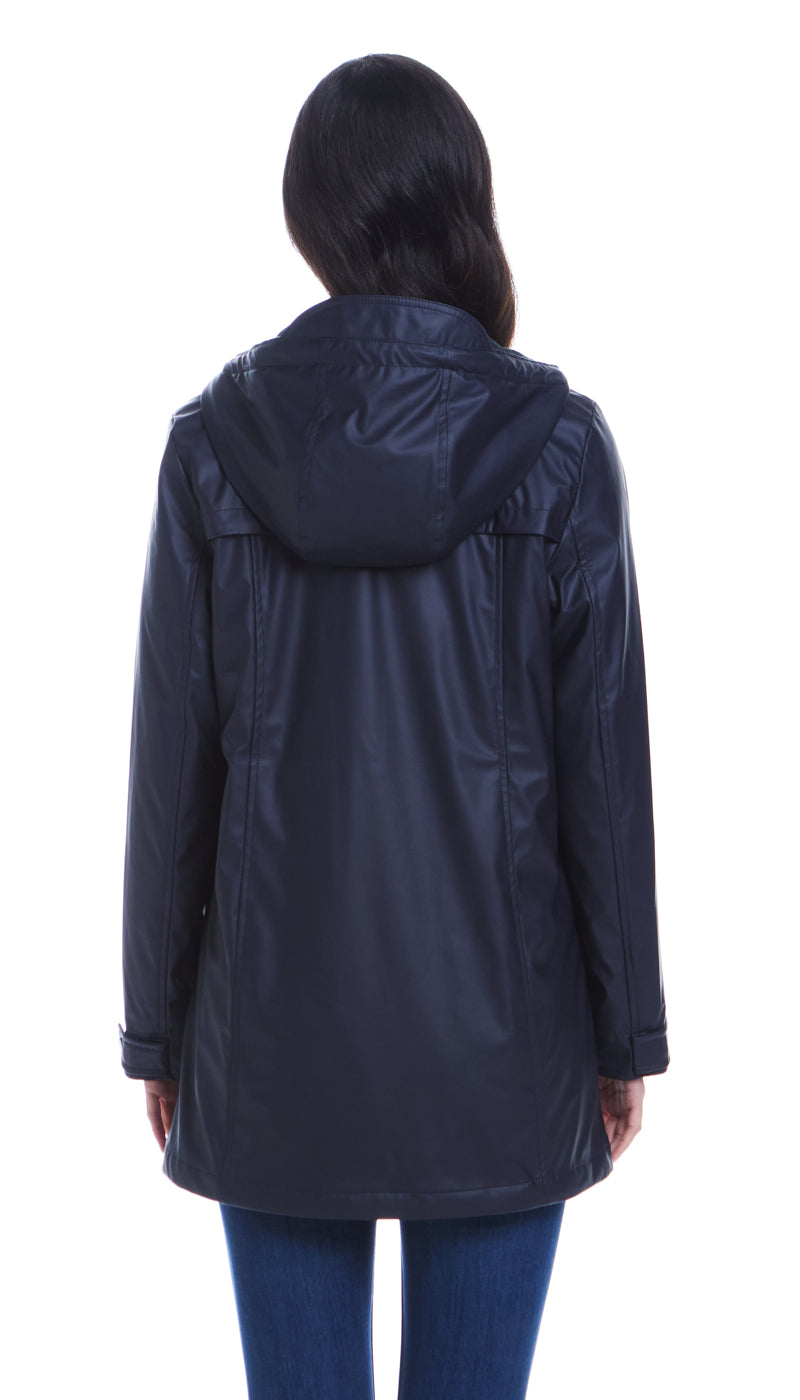 HOODED RAIN SLICKER