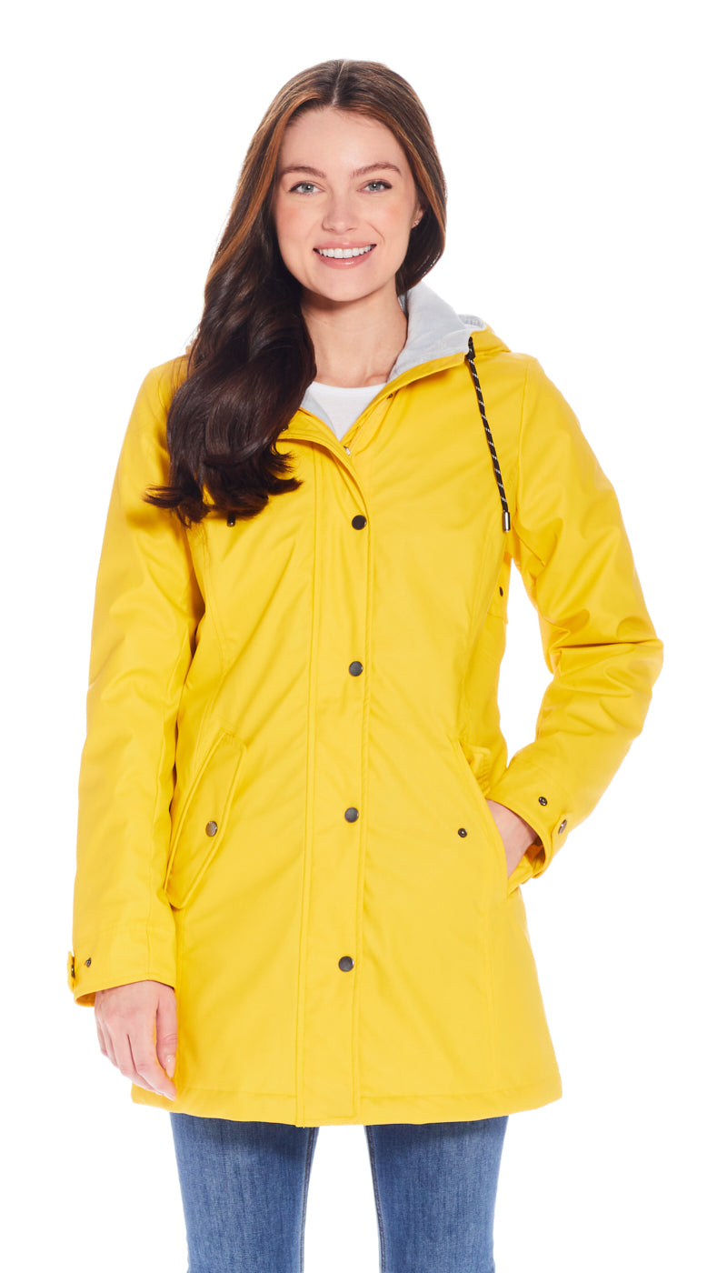 HOODED RAIN SLICKER