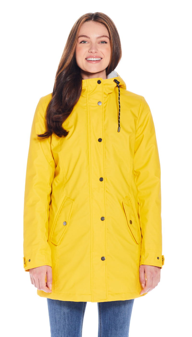 HOODED RAIN SLICKER