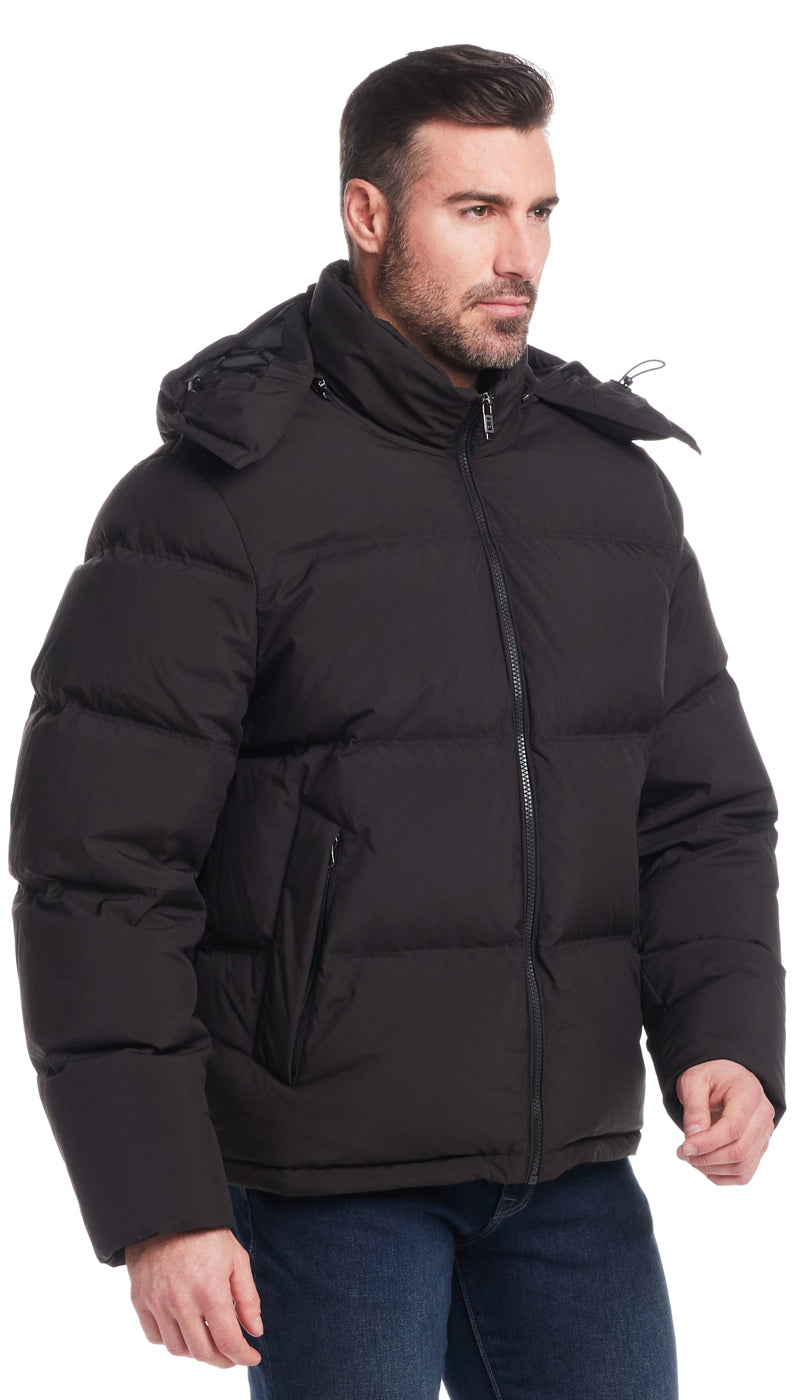 DOWN FILLED FLEX TECH PUFFER JACKET