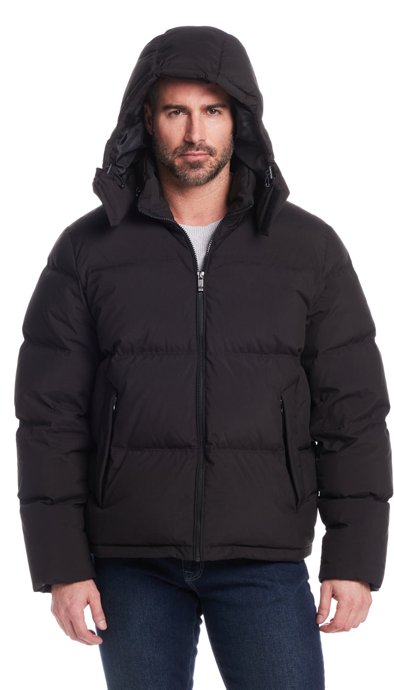 DOWN FILLED FLEX TECH PUFFER JACKET