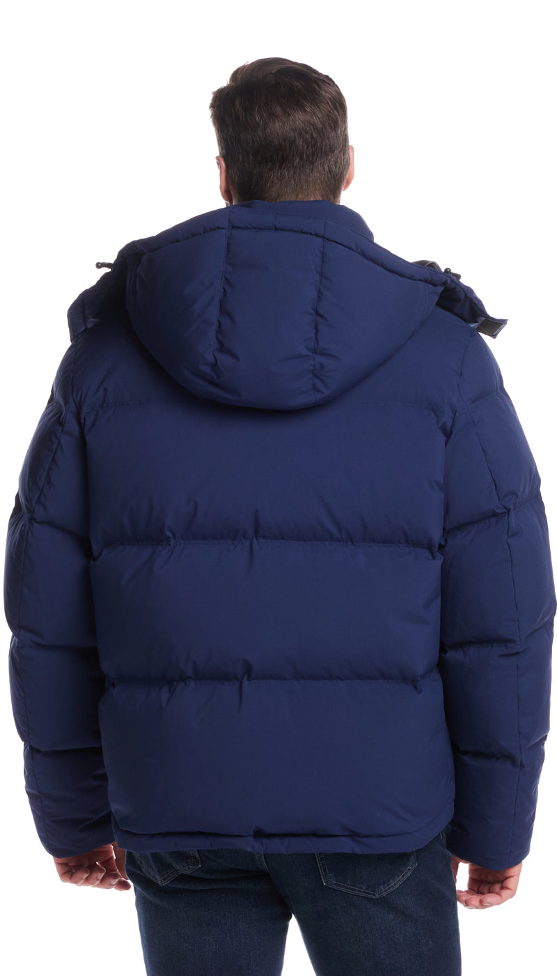 DOWN FILLED FLEX TECH PUFFER JACKET